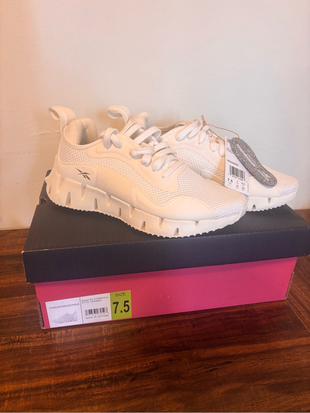Reebok women White Low-Top Athletic Sneakers